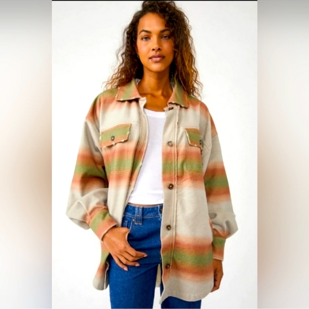 🌟NWOT FREE PEOPLE PRINTED RUBY JACKET MAZIPAN COMBO-SIZE X-SMALL.🌟
